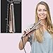 NITION 1 inch Nano Silver Argan oil Ceramic Tourmaline Flat Iron LCD 265°F -450°F Digital Hair Straightener Pro Hair Straightening Iron MCH 10s Fast Heating-up,Auto Shut Off,Champagne Gold