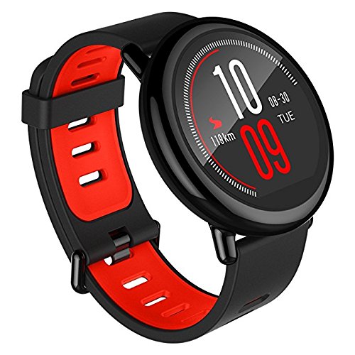 Amazfit Pace Multisport Smartwatch by Huami with All-day Heart Rate and Activity Tracking, GPS, 5-Day Battery Life, US Service and Warranty (A1612 Black Band)