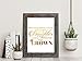 FOLE INC Motivational Wall Art Quotes - Inspirational Gold Foil Print Posters - Whenever You Feel Overwhelmed Remember Whose Daughter - 8X10 in