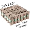 GREENER WALKER Poo Bags for Dog Waste, 540 Poop Bags,Extra Thick Strong 100% Leak Proof Biodegradable Dog Poo Bags…