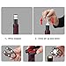 FLOUREON Wine Aerator Pourer Red Wine Aerator Pourer Quick Aerator Spout Premium Decanter Wine Accessories for Party Christmas Gift…