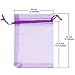 Mudder 50 Pieces 4 by 6 Inch Organza Gift Bags Drawstring Jewelry Pouches Wedding Party Favor Bags (Multicolor)