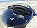 SLYDE Carbon Black Wedge Body Surfing handboard/Handplane with Embedded Camera Attachment, Leash Plug and Adjustable handstrap (Black and Grade A Carbon)