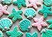 Seashell Silicone Fondant Mold Big Sea Shells Chocolate Candy Starfish Hippocampus Coral Mold For ocean Theme Wedding Birthday Party Cake (5PCS)