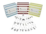 Deluxe Wine Charm Set – 28 Pieces Total includes