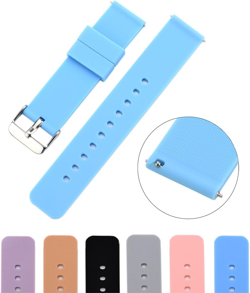 MLQSS 22mm Band for Samsung Galaxy Watch 46mm/Gear S3,Quick Release Strap for Huawei GT/Amazfit GTR 47MM/Pebble time/Ticwatch Pro Smart Watch
