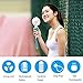 Anpress Handheld Fan Mini Portable Personal Fan USB Rechargeable Battery Cooling Fan for Home Office Outdoor Travel