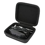 khanka Hard Travel Case Replacement for Logitech HD Pro Webcam C920 / C930e for Polaroid 8" Heavy Duty Mini Tripod - Black