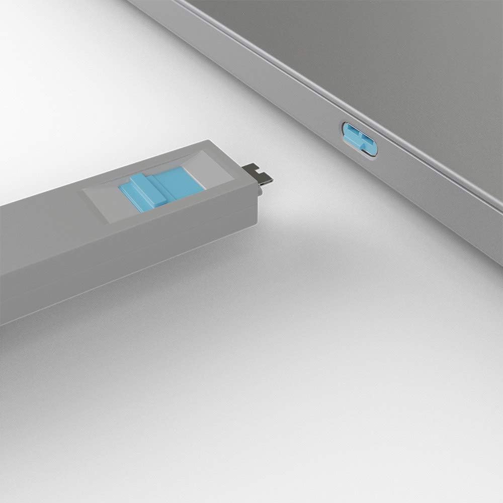Lindy USB Type C Port Blocker Key, Blue - Pack of 4, Pack of 4 with Key - Image 5