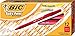 BIC(R) Soft Feel(R) Stick Pens, Medium Point, 1.0 mm, Red, Box of 12 (SGSM11-RD)