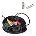 ZY BNC cable BNC Camera Power Cable Extension Wire Cord for TVI CVI AHD CVBS CCTV Surveillance Camera DVR System 60Ft available