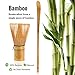 Verve leaf Bamboo Matcha Making Set - Chasen and Chashaku - Makes Deliciously Frothy and Creamy Matcha - Quality Handmade Natural Bamboo Will Transport You Into The Authentic Matcha Zen Zone