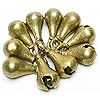 AzKrafts-Lot-10-Pcs-Vintage-Style-Indian-Brass-Sleigh-Bells-2Ht-Camel-Horse-Sheep