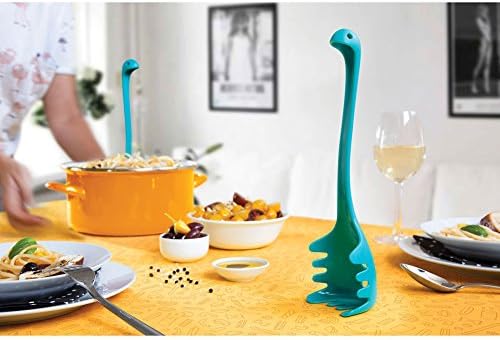 Women's Papa Nessie Pasta Spoon - Funny Loch Ness Monster Standing Pasta Scoop