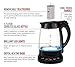 Chefman Digital Display Removable Tea Infuser Included, Cool Touch Handle, 360° Swivel Base, BPA Free, 1.7 Liter