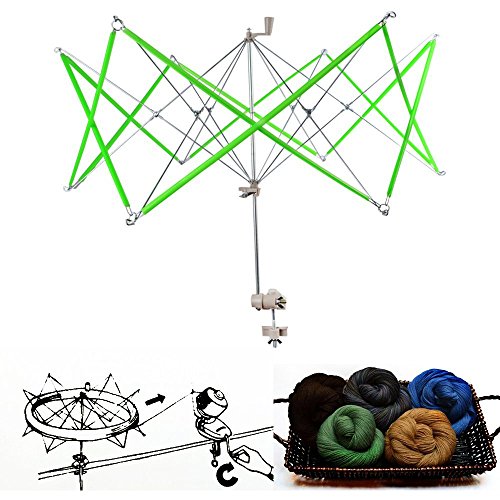 Windaze Knitting Umbrella Yarn Swift Wool Yarn String Winder Holder Hanks Skeins Line