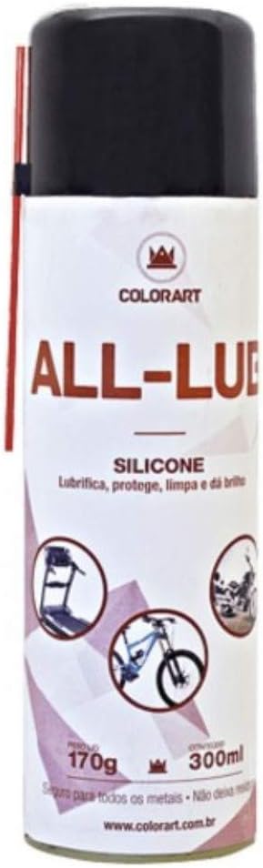Spray Lubrificante Multiuso Silicone All-Lub Colorart 300ml por Colorart