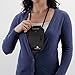 eagle creek TRAVEL GEAR Women's Undercover Silk Neck Wallet, Black, One Size