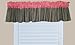 Trend Lab Cocoa Coral Window Valance, Coral Pink