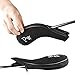 Aeola Golf Club Headcovers, Zipper headcovers for Golf Clubs Iron Covers with Interchangeable Number Tag, Black - 10Pcs