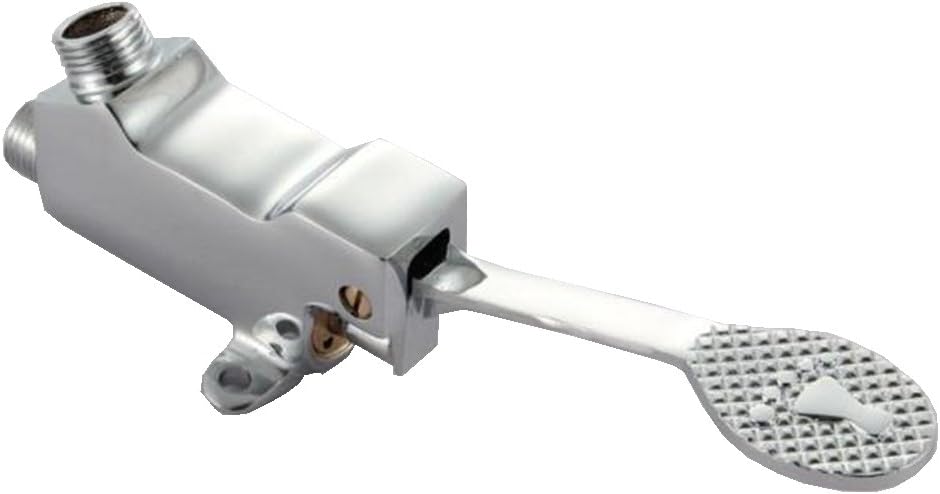 LukLoy Full Set Hands-Free Foot Pedal Faucet, Foot Valve+Outlet+1m Flexible Hose+Screw - Image 3