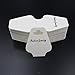 TinFmoon 100Pcs Jewelry Display Hanger Hanging White Cards for Necklace Earring Bracelet etc.