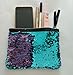Winmany Sequin Makeup Bag Reversible Cosmetic Bag, Fashion Women Handbag Bling Glitter Evening Party Bag,Sparkling Shiny Clutch Handbag Wedding Bag Purse Wallet Pouch