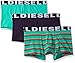 Diesel Men's Shawn Three Pack Stripe, Turquoise, M