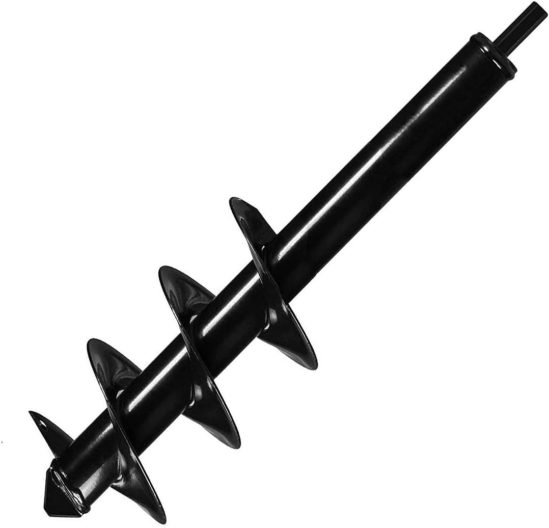 4“ X25”Auger Drill Bit for Planting, Garden Spiral Hole Drill Planter, Plants Drill bit for 3/8” Hex or Larger Drill: Kitchen & Dining