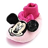 Minnie Mouse Girls Sock Top Slippers (Baby/Toddler)
