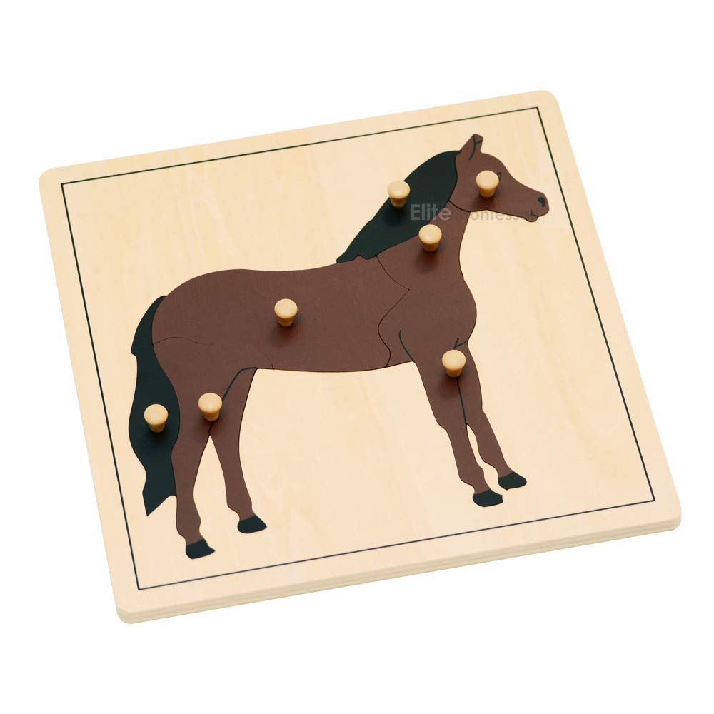 Photo 1 of Elite Montessori Horse Puzzle Preschool Learning Material