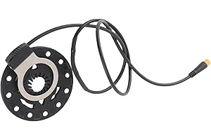 VBESTLIFE Electric Assist Sensor,High Sensitivity 12 Magnets Right Dual Hall Sensor Electric Bike Pedal Accessories