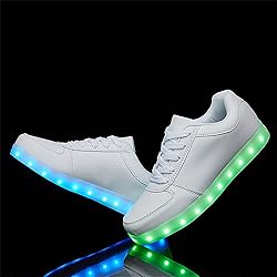 YuanRoad Unisex LED Shoes Light Up Shoes for Women