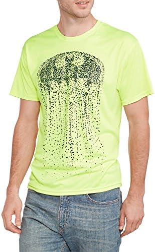 DC Comics Big Men's Neon Batman Poly Gel Cascade Graphic Tee