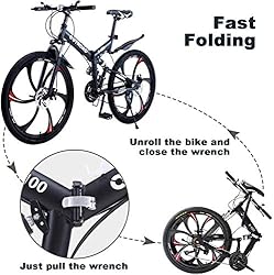 Max4out 26 Inch Folding Bikes Mountain Bike with