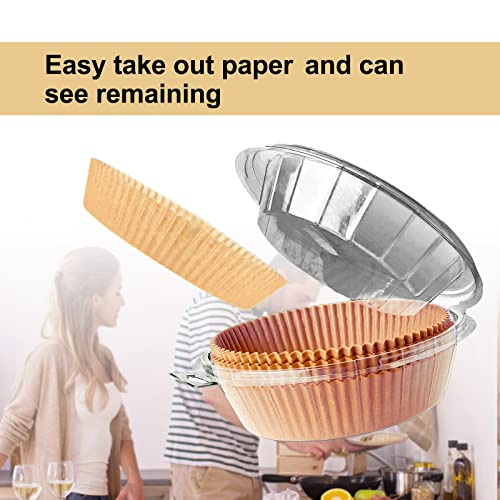 Large Air Fryer Disposable Paper Liner Round, 10 Inch Parchment Paper