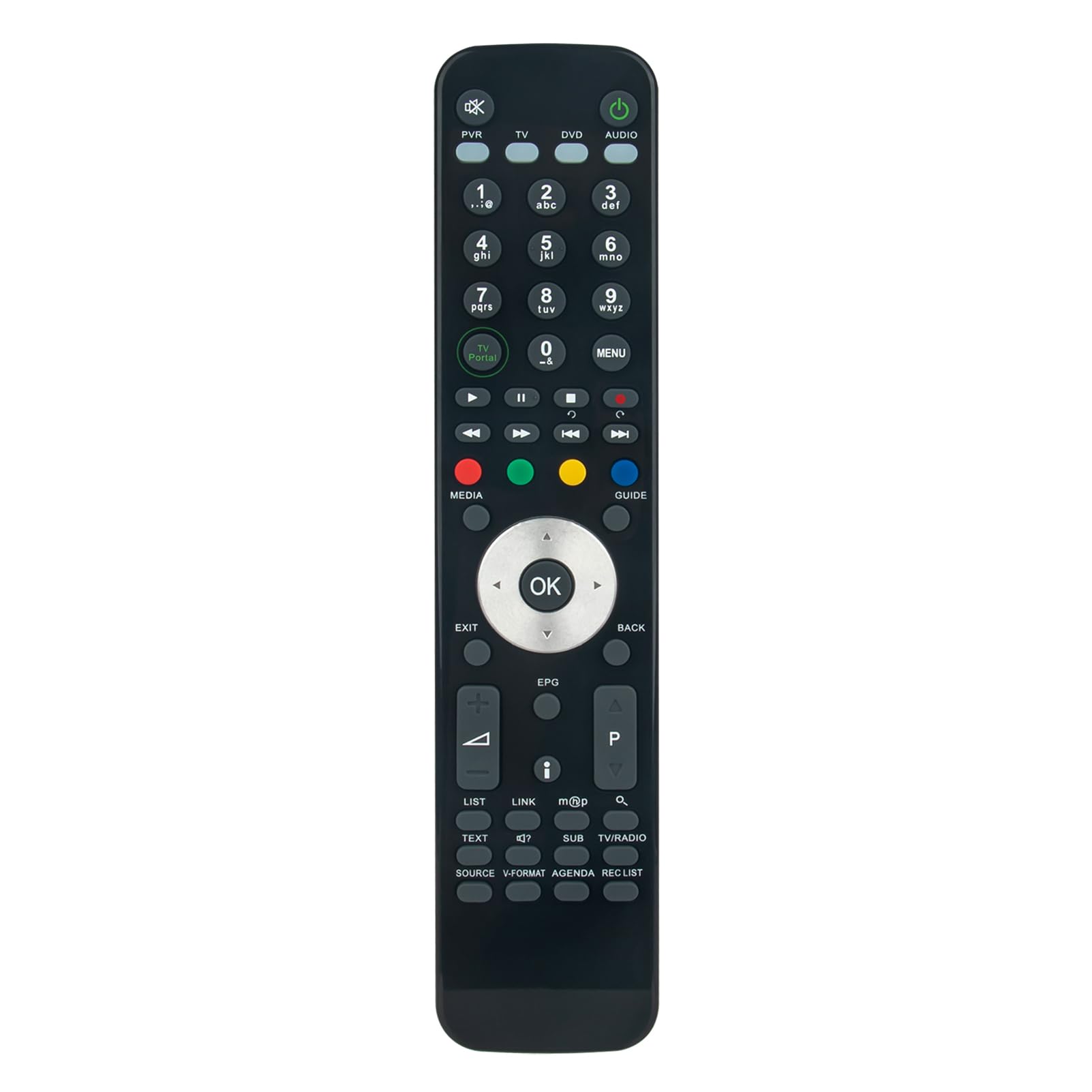 VINABTY RM-F10 Replacement Remote Compatible with HUMAX TIVUMAX PRO HD-6800S HD-6600S HD6800S HD6600S