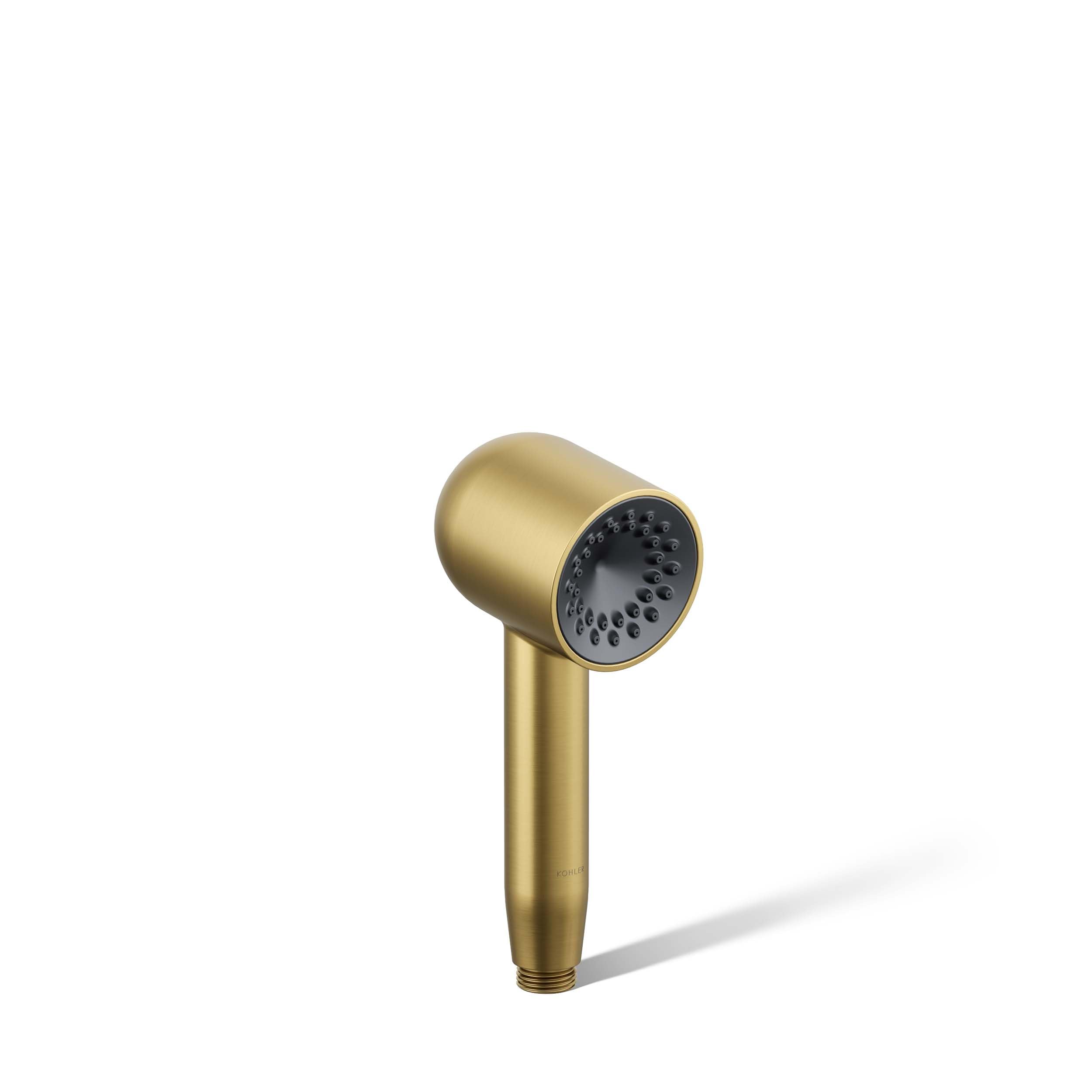 Photo 1 of KOHLER 26286-G-2MB Statement Single-Function HAND SHOWER, Maximum Spray Performance & Easy-to-clean Surface, Vibrant Brushed Moderne Brass, 1.75 GPM