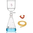 1L Borosilicate Glass Funnel Filtering Kit with 250ml Funnel Borosilicateand 1L Filter Bottle