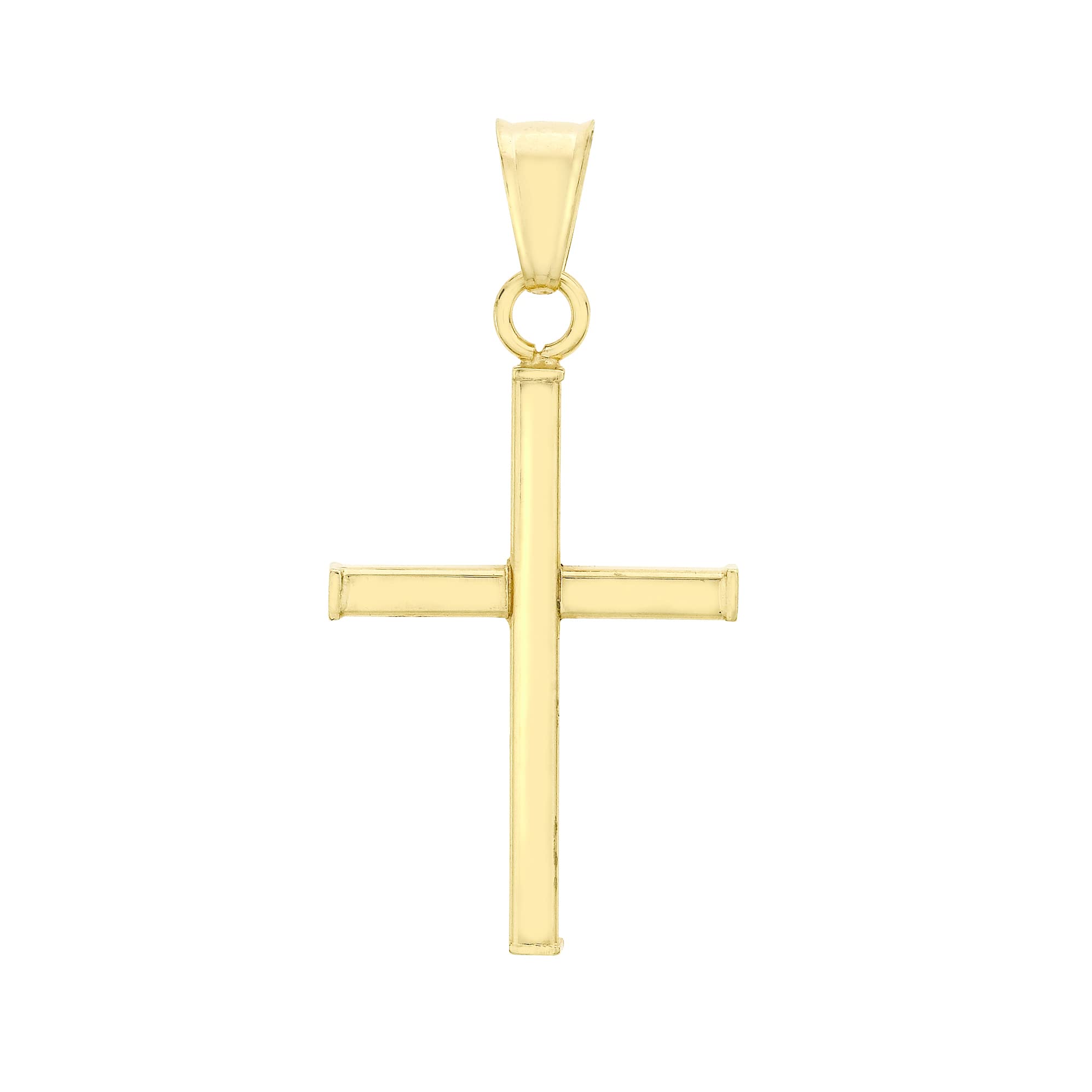 CARISSIMA Women's 9ct Yellow Gold Cross Pendant of 2.7cm/1"