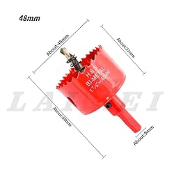 48mm Hole Saw LAIWEI Drill Bit HSS Hole Cutter with