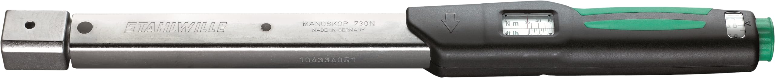 Stahlwille 730N/12 730N Torque Wrench, Silver/Black, 12/25 130 Nm