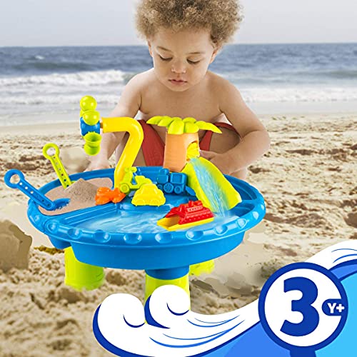 UNIH Water Table for Toddlers, Sand and Water Table Beach Toys Sand