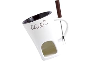 Fenteer Fondue Mug Chocolate Melting Cup Cookware Candy Candy Hot Pot Fondue Warmer Mug for Anniversary Kitchen Cooking Snack