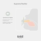 BIBS Supreme Dummy 0-6 Months 2-Pack Symmetrical Teat Iron Baby Blue view 3