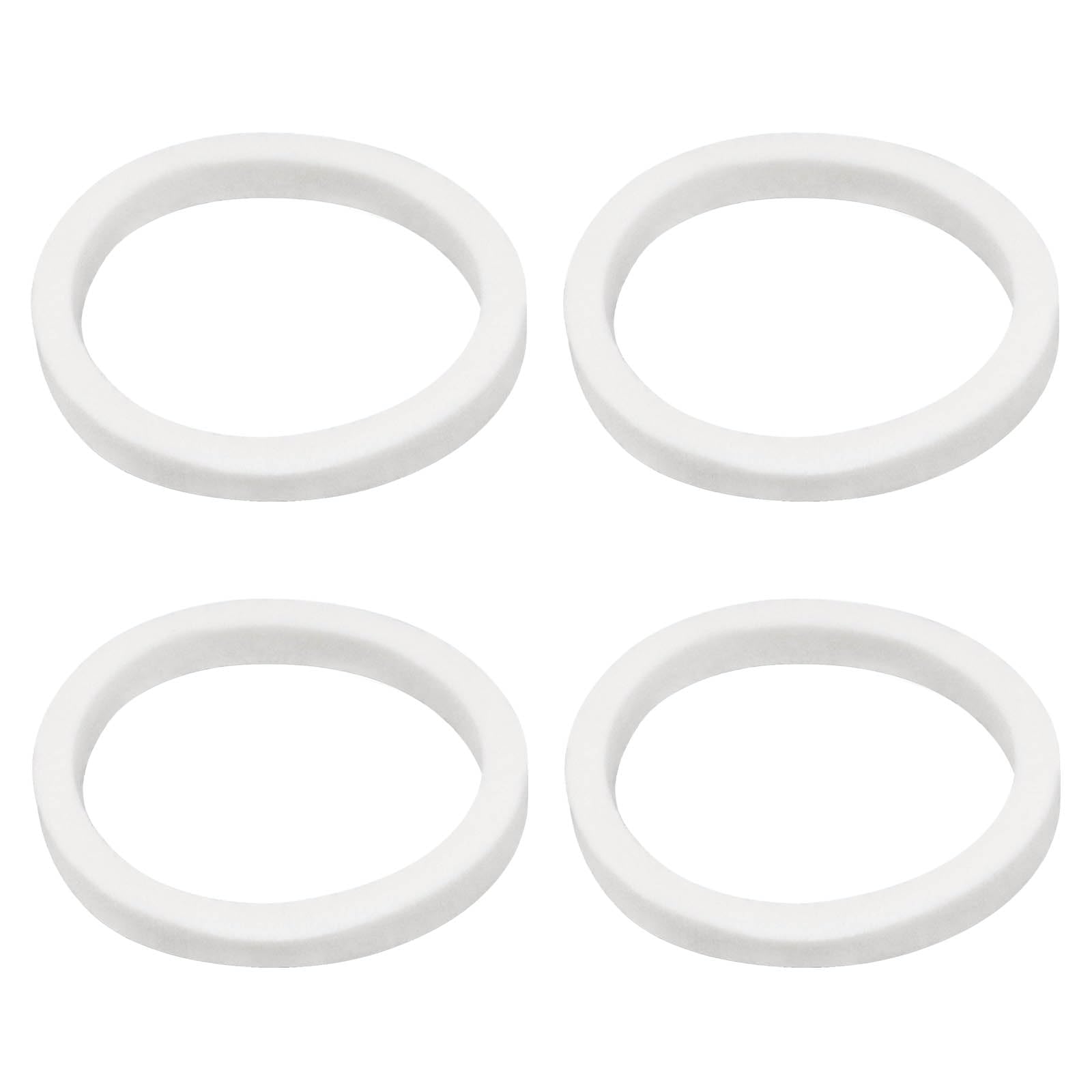 Create idea 4pcs Bicycle Front Fork Sponge Ring Oil Seal Sponge Foam Ring Foam Absorption Seal Ring Suitable for Mountain Bike Front Fork Accessories 36mm