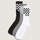 Vans Unisex Adult Classic Check Crew Socks (3-Pack)