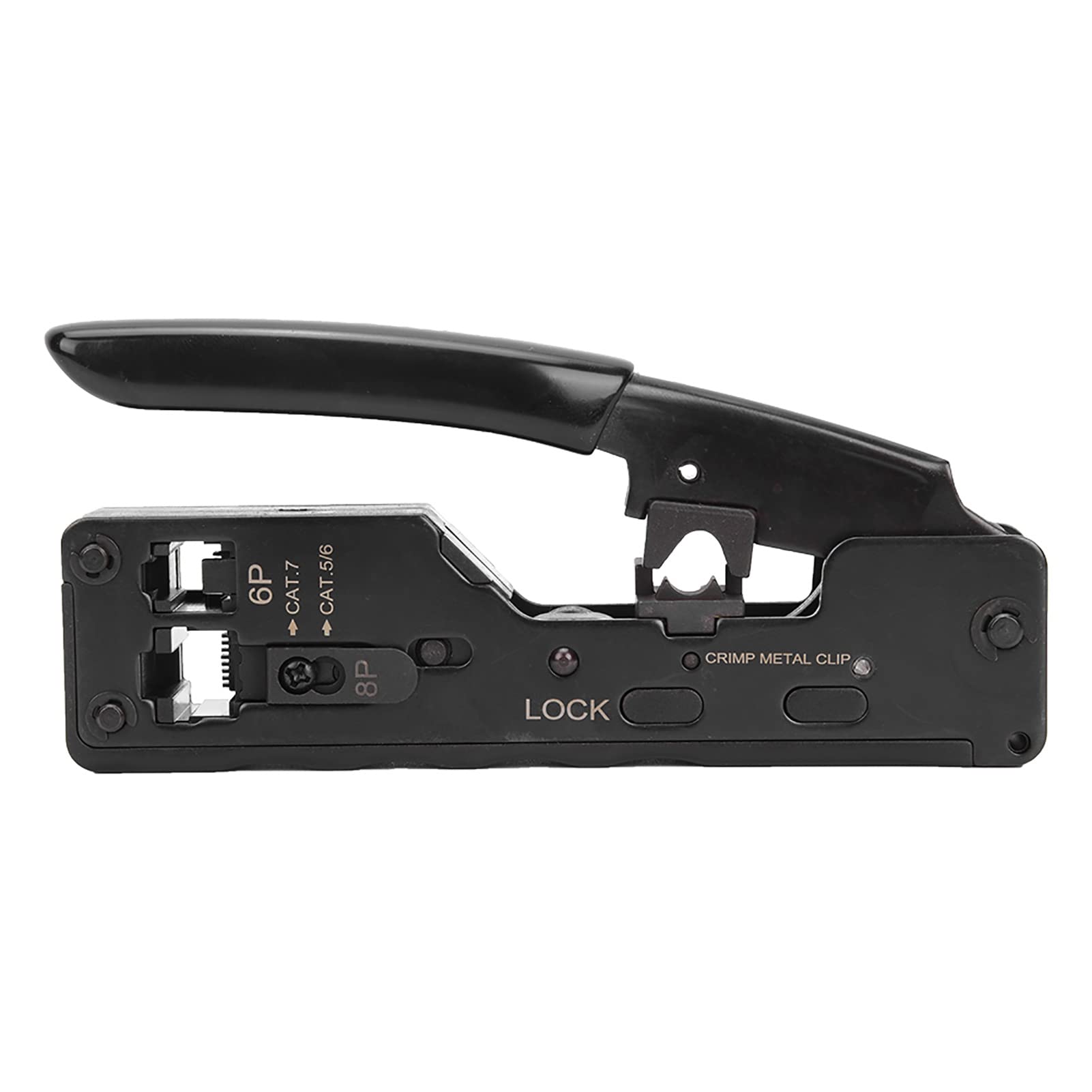 Garosa Multi-Function Crimping Pliers for RJ45 RJ12/11 Network Cable Wiring Frame Module Connector Tool with 8P 6P Compatibility