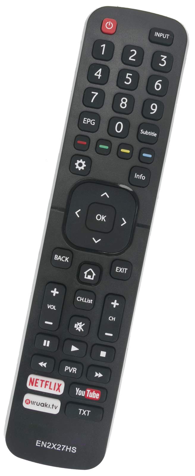 ALLIMITY T193219 EN2X27HS Remote Control Replace for Hisense TV with NETFLIX YouTube Uaki.tv Buttons