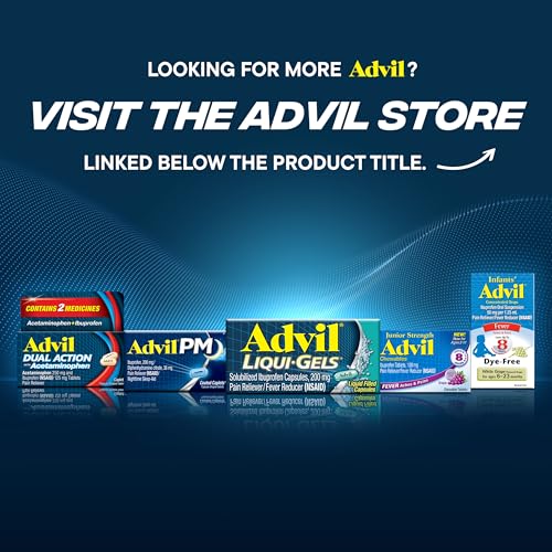 ADVIL DUAL ACTION COATED CAPLETS, 125 MG IBUPROFEN AND 250 MG ACETAMINOPHEN PER DOSE (2 DOSE EQUIVALENT) FOR 8 HOUR PAIN RELIEF – 216 COUNT